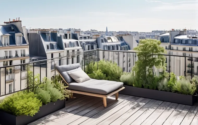 옥상 정원 조성에 대한 정부 지원 및 혜택 - **Prompt 1: A Tranquil Parisian Rooftop Garden Retreat**
"A stunning, lush rooftop garden in the...