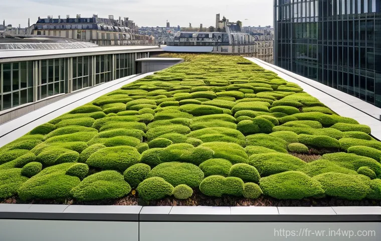옥상 정원 조경 디자인 사례 연구 - **Sustainable Urban Agriculture on a Modern Skyscraper:** A panoramic view of a large, productive ro...