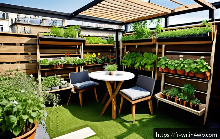Transformez votre toit en havre de paix : idées innovantes pour un jardin suspendu spectaculaire 3 옥상 정원에서의 다양한 경관 연출 방법 관련 이미지 1